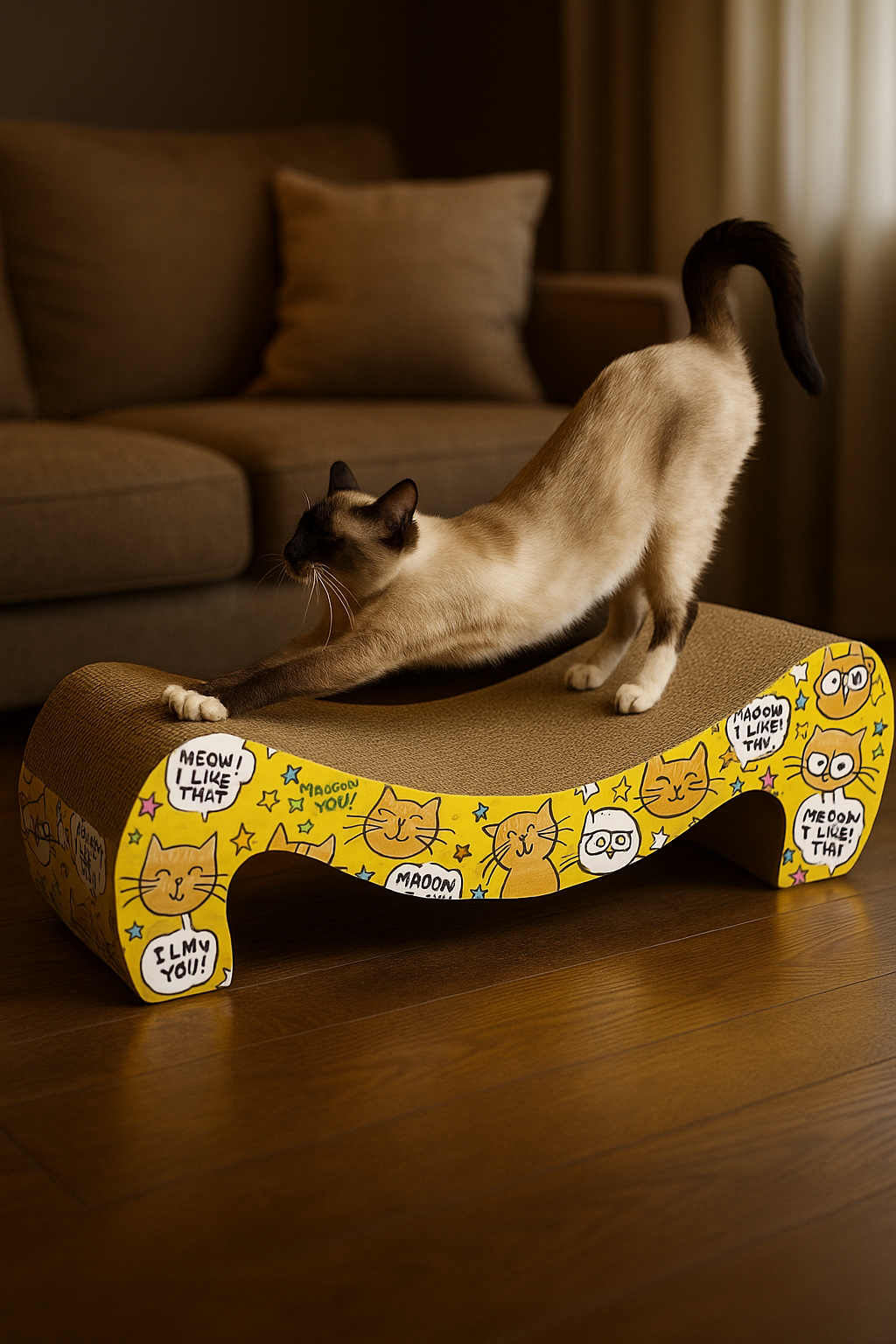 Corrugated Cat Scratcher